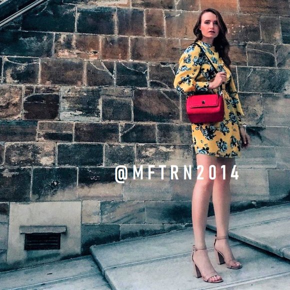 ZARA Floral Print Mini Dress with Tie* - Picture 6 of 15